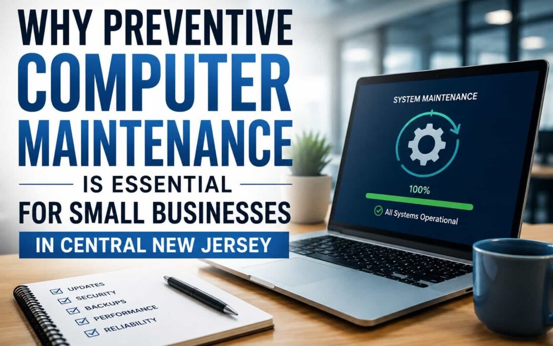 Why Preventive Computer Maintenance Is Essential for Small Businesses in Central New Jersey